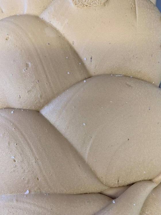 Cafe Creme gelato in the cabinet