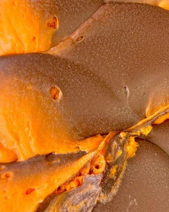 Jaffa gelato in the cabinet
